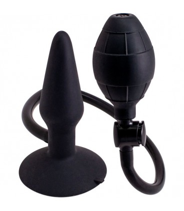 BUTT PLUG HINCHABLE S NEGRO