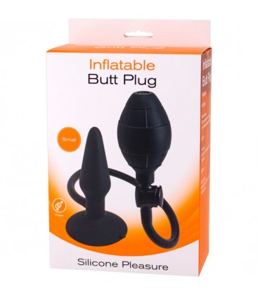 BUTT PLUG HINCHABLE S NEGRO