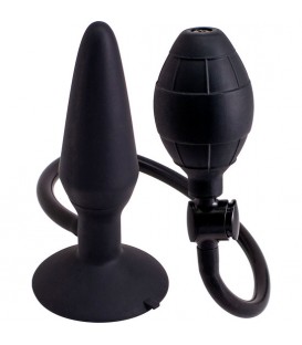 BUTT PLUG HINCHABLE M - NEGRO