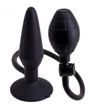 BUTT PLUG HINCHABLE M NEGRO