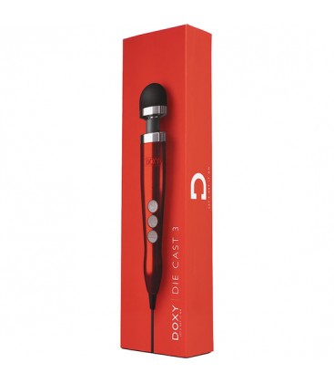 MASAJEADOR CLITORIS ROJO DOXY COMPACT MASSAGER NR 3