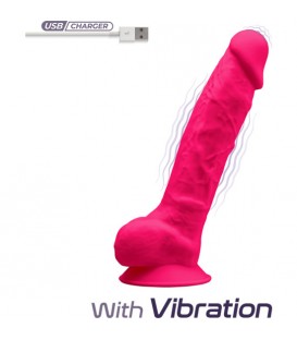 SILEXD MODELO 1 PENE REALÍSTICO CON VIBRACIÓN 21,5CM - ROSA