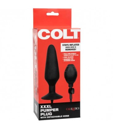 PLUG COLT XXXL CON BOMBA NEGRO