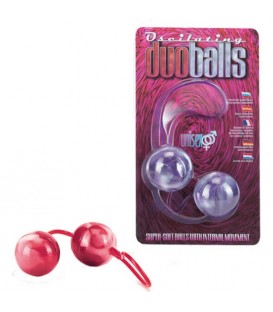 BOLAS DOBLES MARBILIZED ROJAS