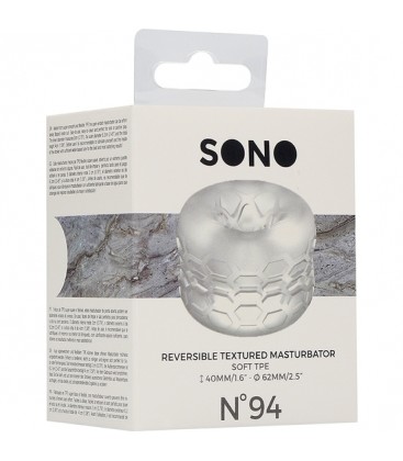 SONO N0 94 ANILLO MASTURBADOR TRANSPARENTE