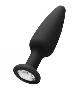 PLUG DIAMANTE CONE-SHAPED -  NEGRO