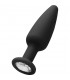 PLUG DIAMANTE CONE SHAPED NEGRO