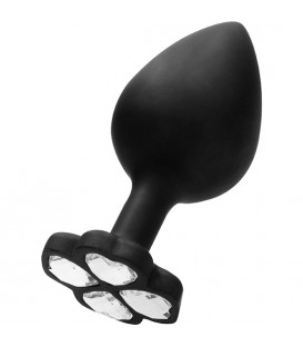 PLUG ANAL REGULAR LUCKY DIAMOND - NEGRO