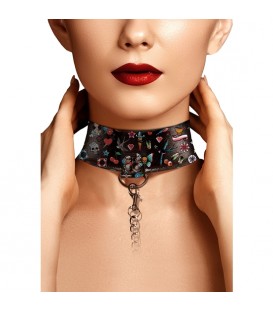 COLLAR ESTILO TATTOO - NEGRO