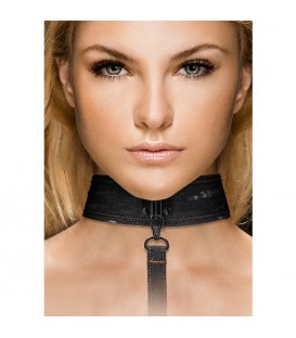 OUCH! COLLAR CORREA - NEGRO