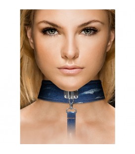 OUCH! COLLAR CORREA -  AZUL