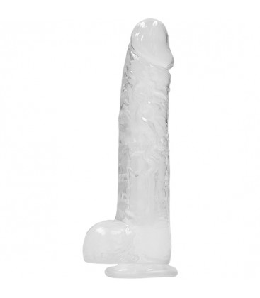 PENE REALISTICO CON TESTiCULOS 15 CM TRANSPARENTE