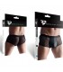 WETLOOK MESH MENS BOXERS NEGRO