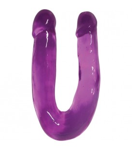 SWEET SLIM  DOBLE DIPPER DILDO - MORADO