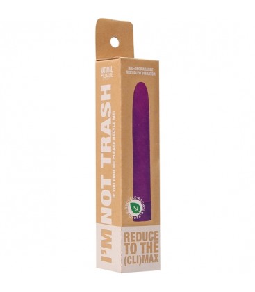 17CM VIBRADOR BIODEGRADABLE MORADO