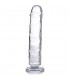 17 CM C THRU DILDO TRANSPARENTE