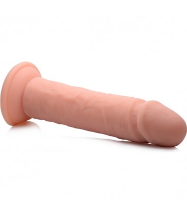 PENE 20 CM SILICONA CONTROL REMOTO VIBRANTE FLESH