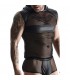 WETLOOK MESH SIN MANGAS PARA HOMBRE NEGRO