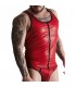 WETLOOK MENS CAMISETA SIN MANGAS ROJO