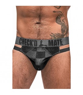 TANGA CUTOUT - NEGRO