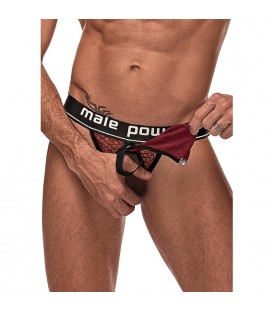 COCK RING TANGA CON ANILLO BURDEOS