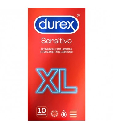 DUREX XL SENSITIVOS 10UDS