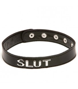 X-PLAY "SLUT" COLLAR - NEGRO