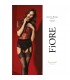 AMOUR ROUGE SUSPENDER PANTYHOSE 20 DEN BLACK