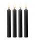 TEASING WAX CANDLES PARAFINA 4 PACK NEGRO