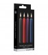 TEASING WAX CANDLES PARAFINA 4 PACK COLORES MEZCLADOS