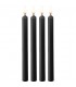 TEASING WAX VELAS LARGAS PARAFINA 4 PACK NEGRO