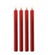 TEASING WAX VELAS LARGAS PARAFINA 4 PACK ROJO