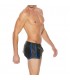 SHORTS DE CUERO VERSaTIL NEGRO AZUL