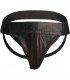 TANGA LISO CON CREMALLERA JOCK NEGRO NEGRO