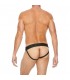 TANGA LISO CON CREMALLERA JOCK NEGRO NEGRO