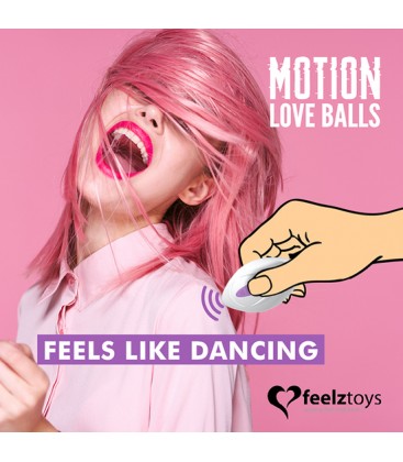 FEELZTOYS BOLAS DE AMOR CON MOVIMIENTO A CONTROL REMOTO TWISTY