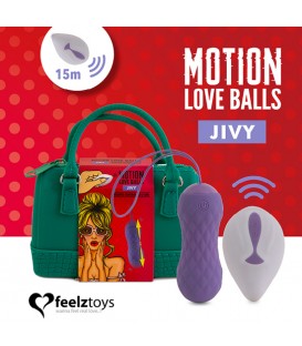 FEELZTOYS - BOLAS DE AMOR CON MOVIMIENTO A CONTROL REMOTO JIVY