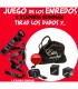 BOLSA JUEGO ENREDOS NEGRO ATADURAS 2 DADOS