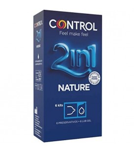 CONTROL PRESERVATIVOS NATURE CON LUBRICANTE - 6UDS