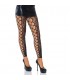 LEG AVENUE MEDIAS SIN PIES DE ENCAJE LEOPARDO