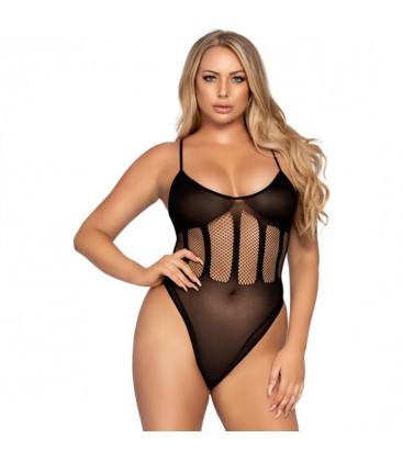 LEG AVENUE BODY OPACO CON FALDA