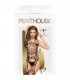 PENTHOUSE FATAL LOOK BODY DE MALLA CON LIGUEROS NEGRO