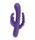 TRIPLE PLEASURE VIBRADOR MORADO