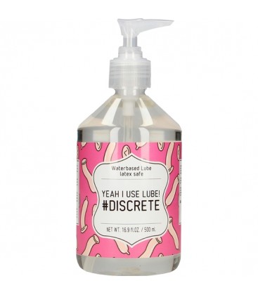 LUBRICANTE BASE DE AGUA YEAH I USE LUBE DISCRETE 500 ML