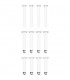 SPARE PIN SET TRANSPARENTE