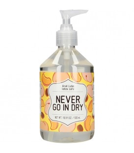 LUBRICANTE ANAL - NEVER GO IN DRY - 500 ML