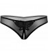 DARING INDRA CROTCHLESS BEADED THONG NEGRO