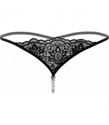 DARING PEARL BEADED G STRING NEGRO