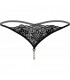 DARING PEARL BEADED G STRING NEGRO