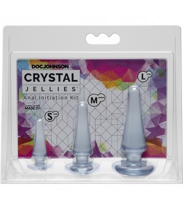 CRYSTAL JELLIES KIT DE INICACIoN ANAL MORADO